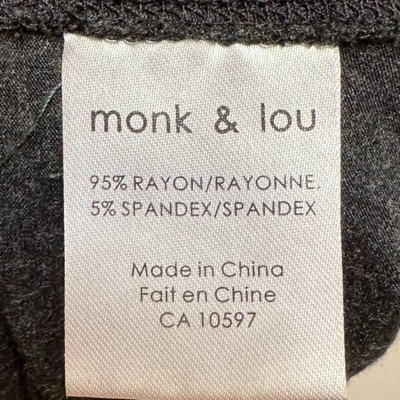 monk & lou aAsymmetrical Draped Hem Dress - Picture 4 of 4